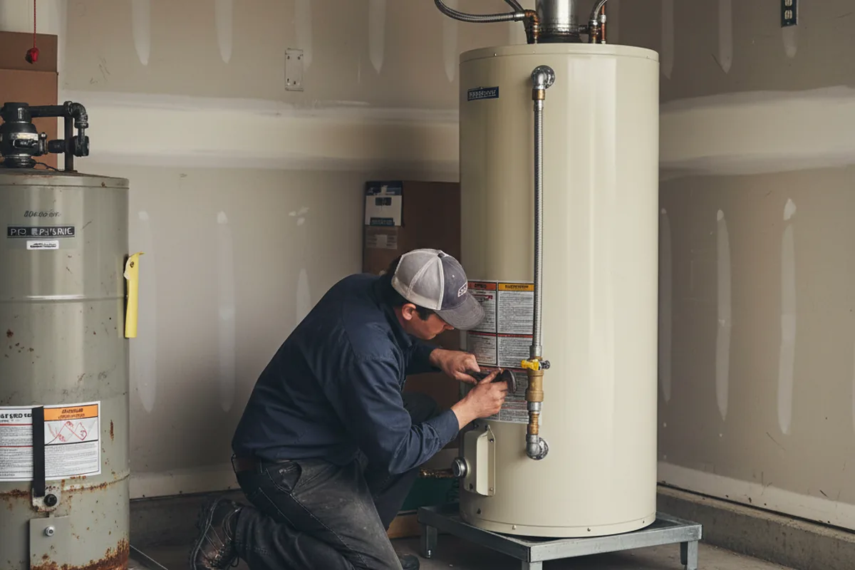 Water heater and shutoff valve replacement in Schuylerville